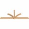 Ekena Millwork Redmond Timber Gable Bracket, Western Red Cedar, 108"W x 45"H x 3 1/2"D x 3 1/2"F, 10/12 Pitch GBW108X45X0404RED00SWR - alternate 3